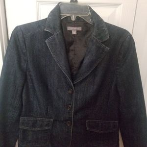 Ann Taylor Petites Jean Blazer/Jacket